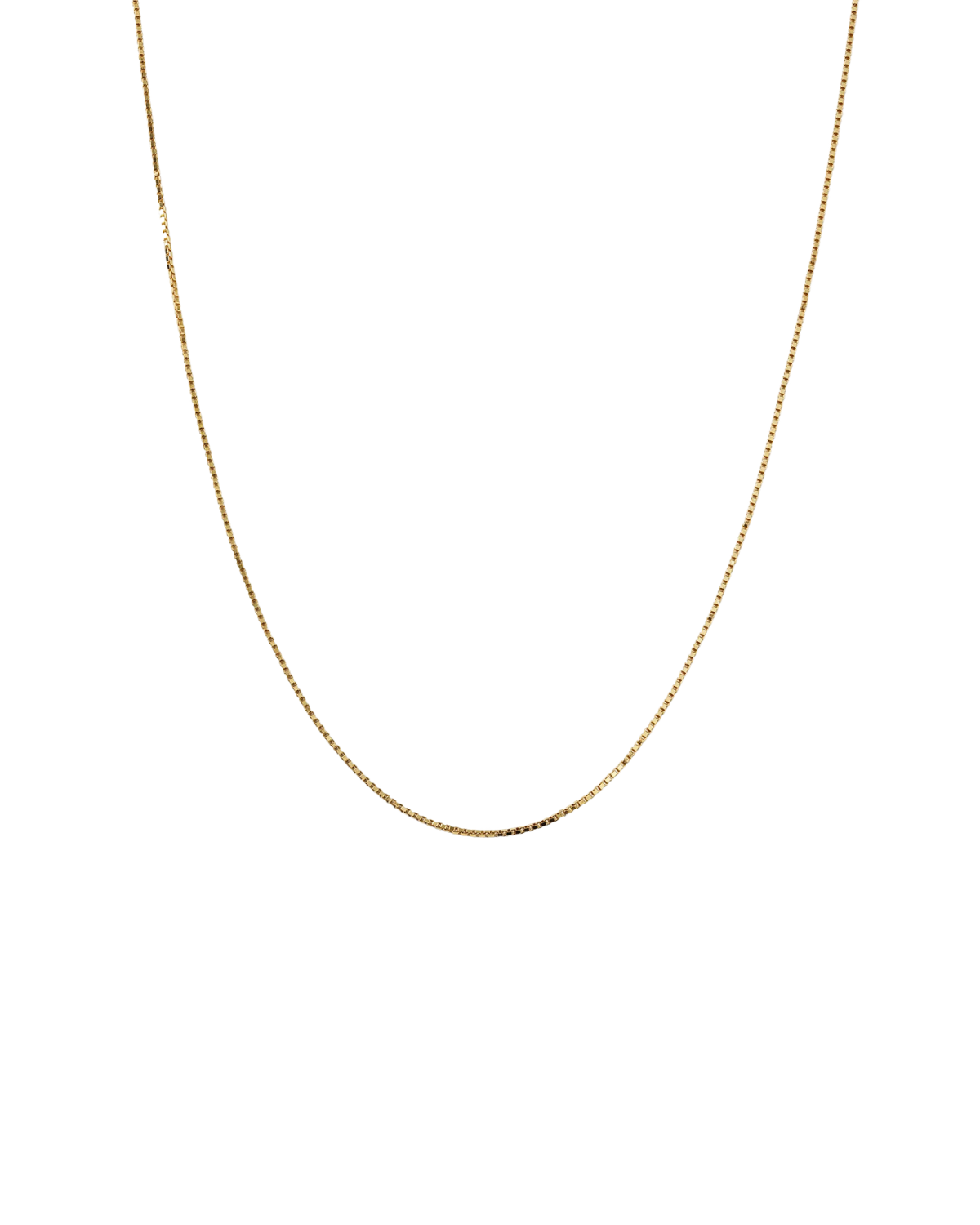 Halskette Short Box Chain - Gold