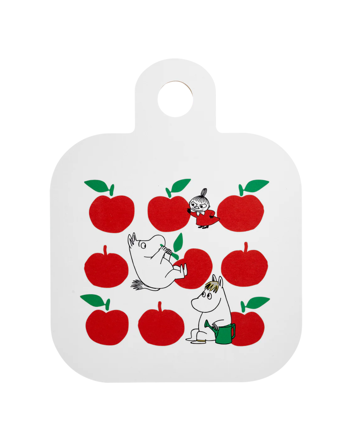 Mumin Wende-Schneidebrett aus Holz - Joyful Apples
