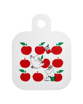 Mumin Wende-Schneidebrett aus Holz - Joyful Apples