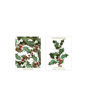 Minikarten - Weihnachten Stechpalme (10 Stk.)