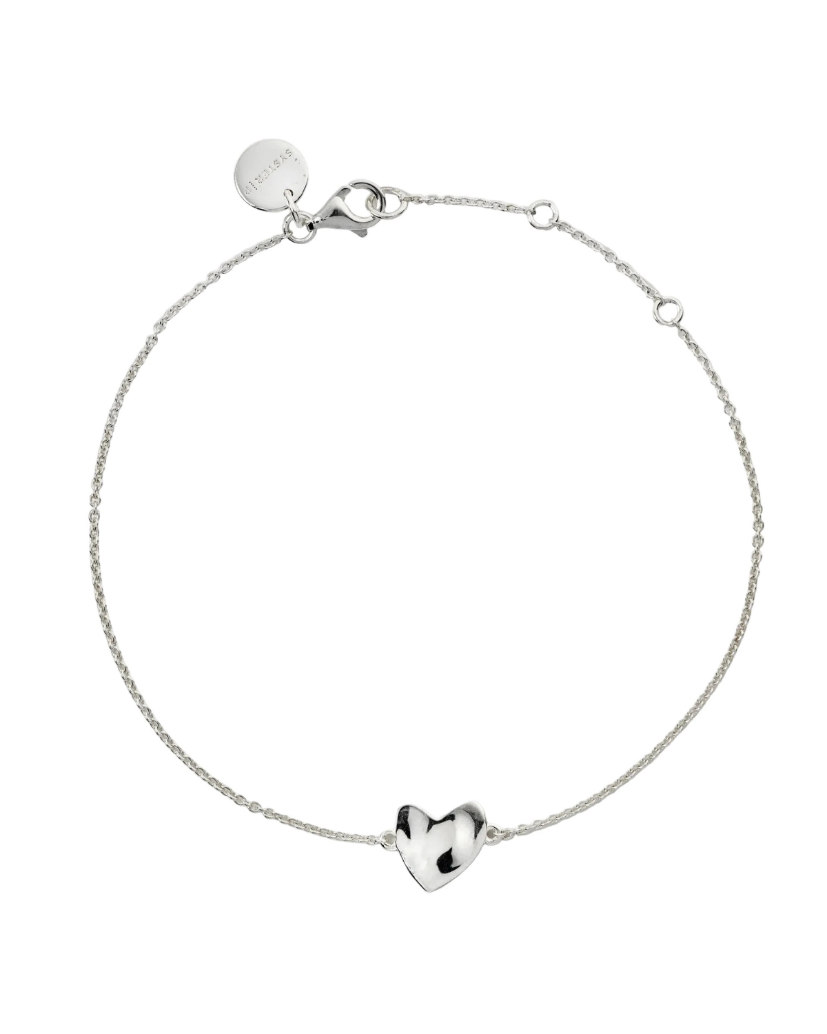 Armband Friends Heart - silber