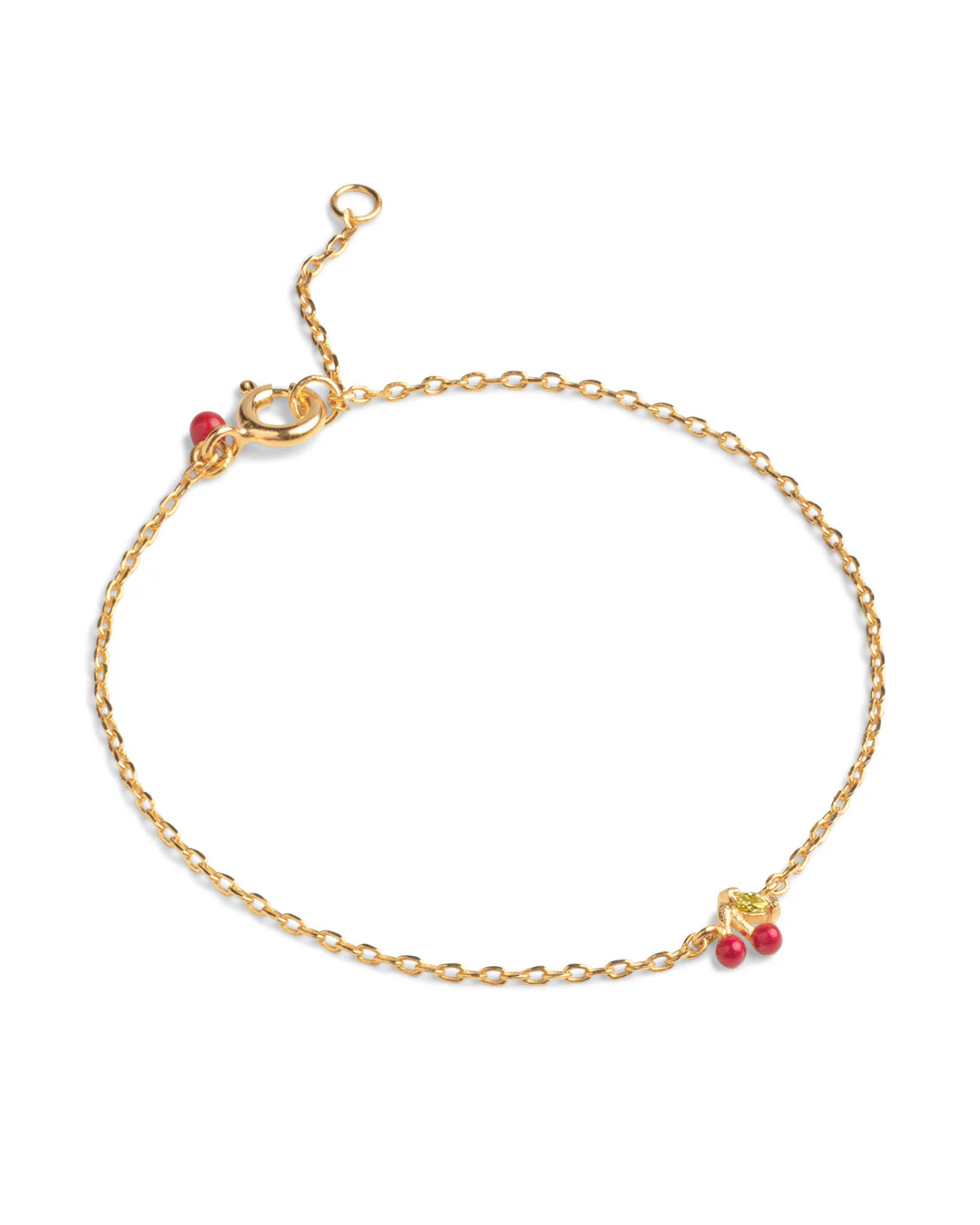 Armband Cherry - red/gold