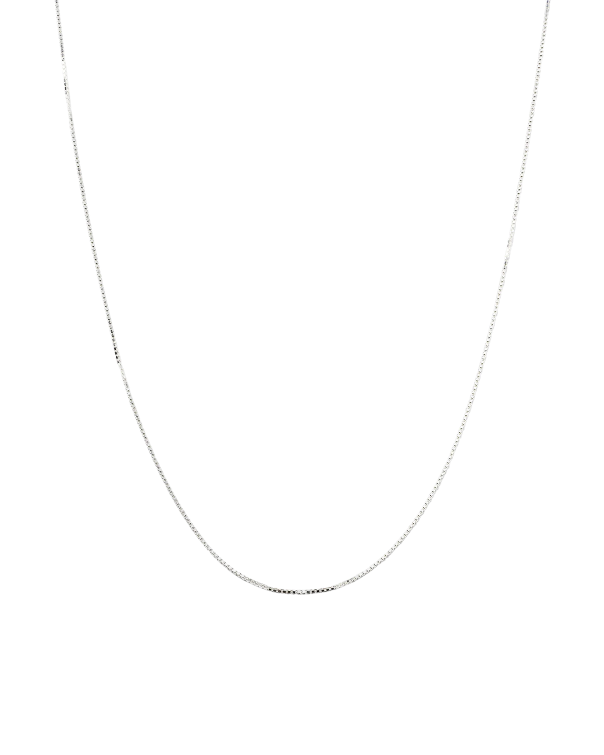 Halskette Medium Box - silber