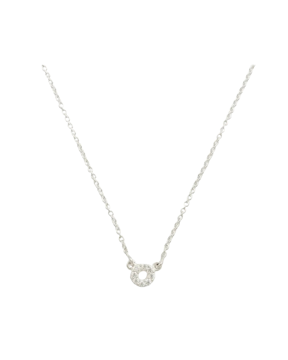 Halskette Mini O - silber