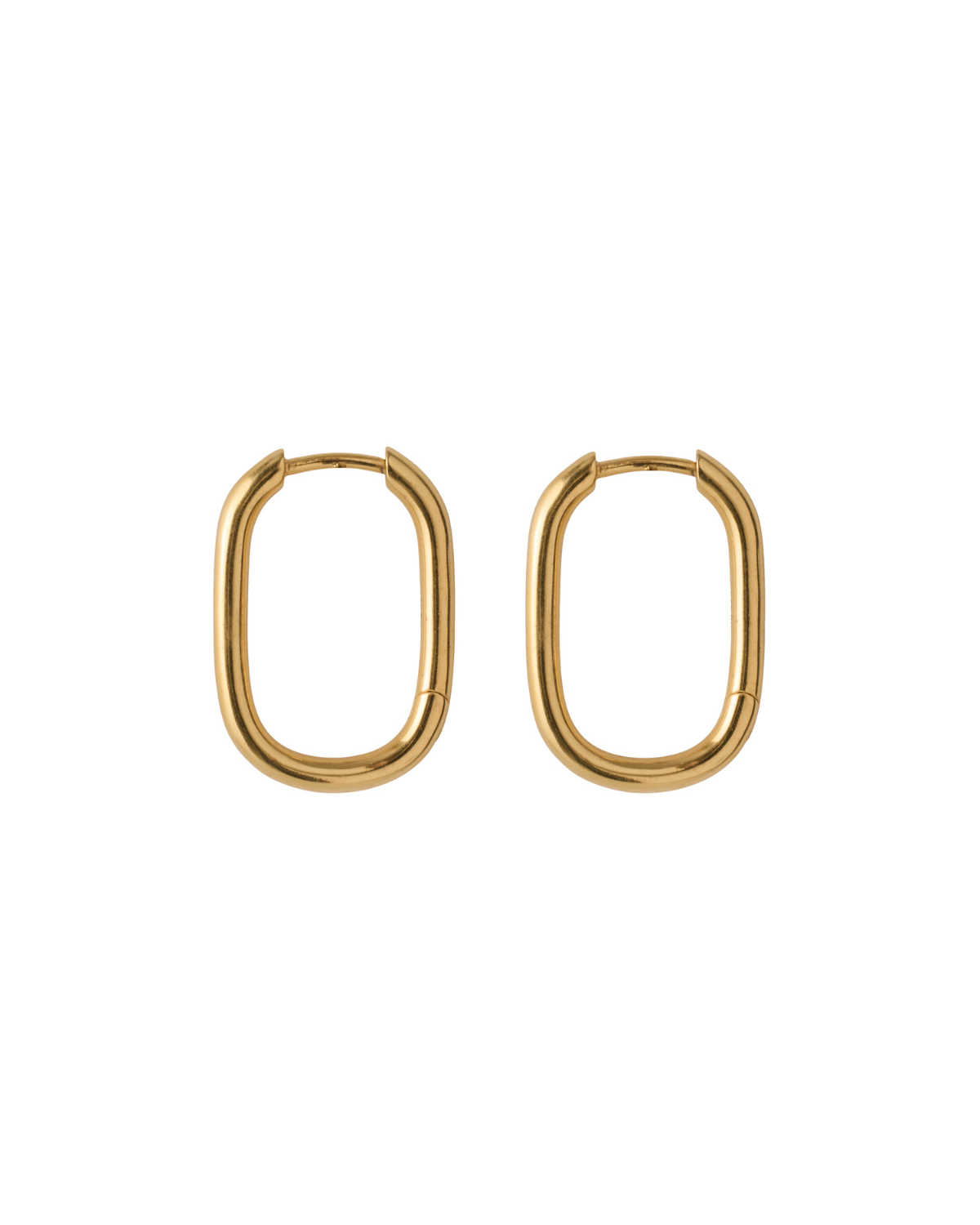 Ohrringe Soft Edge - gold