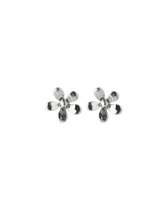 Ohrstecker Wild Poppy - silber