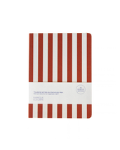 Fabrique 18-Monats-Kalender 2026–2027 - Streifen/Rot