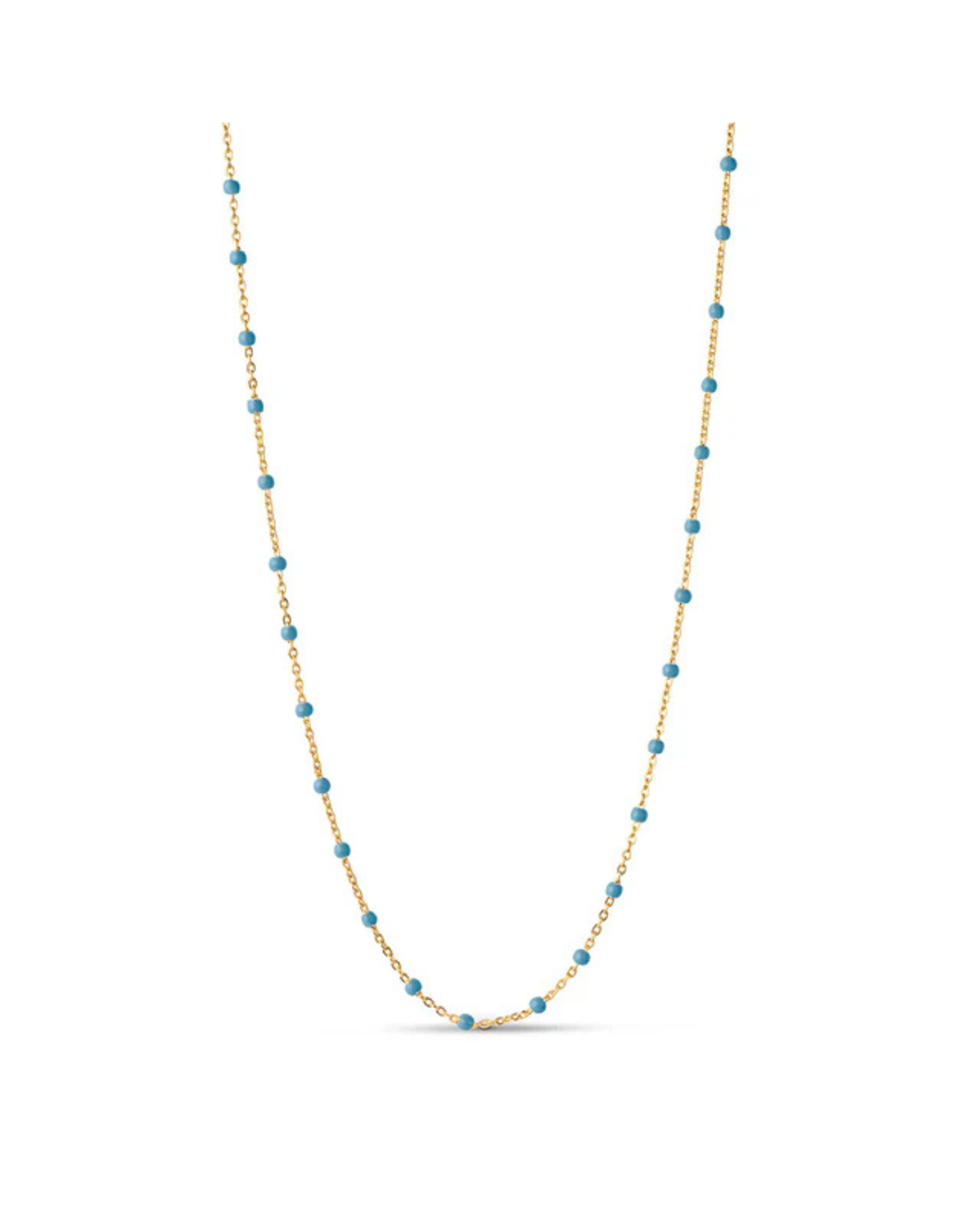 Halskette Lola - gold/sky