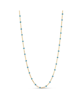 Halskette Lola - gold/sky