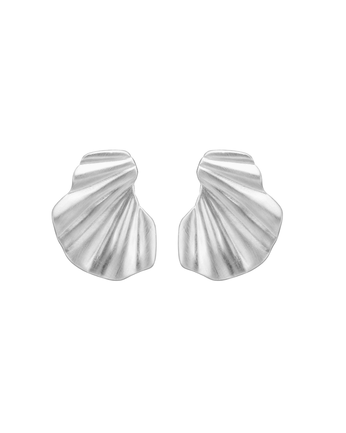 Ohrstecker Wave - silber