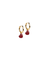 Ohrringe Grand Amore - Gold/Bordeaux