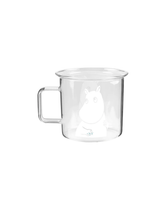 Mumin Glastasse aus Borosilikatglas - Mumintroll 350 ml