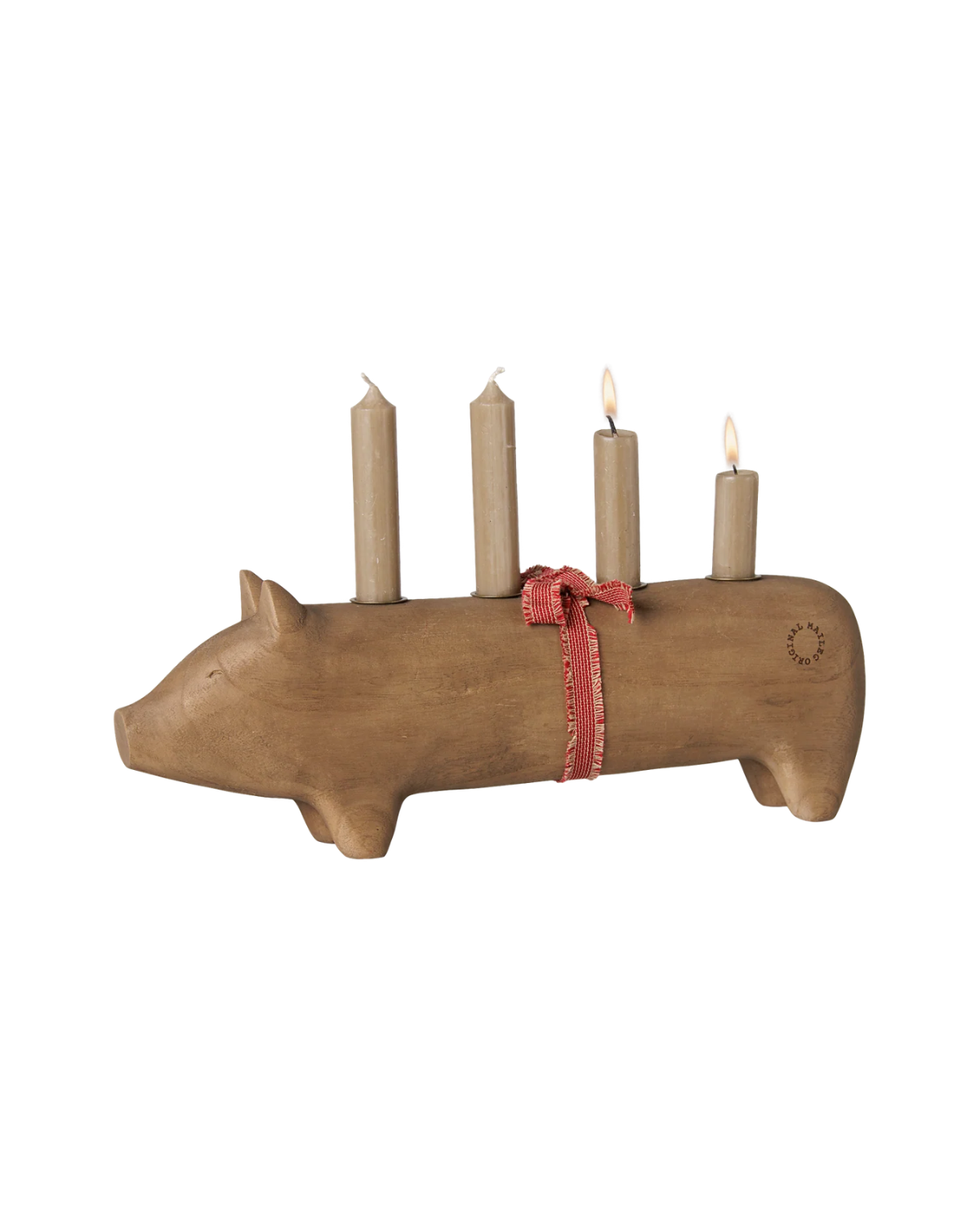 Kerzenhalter Schwein - Groß