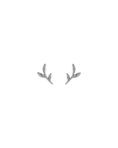 Ohrstecker Crisp - silber
