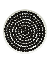 Teller Oiva / Siirtolapuutarha - Schwarz / Weiß (Ø 20 cm)