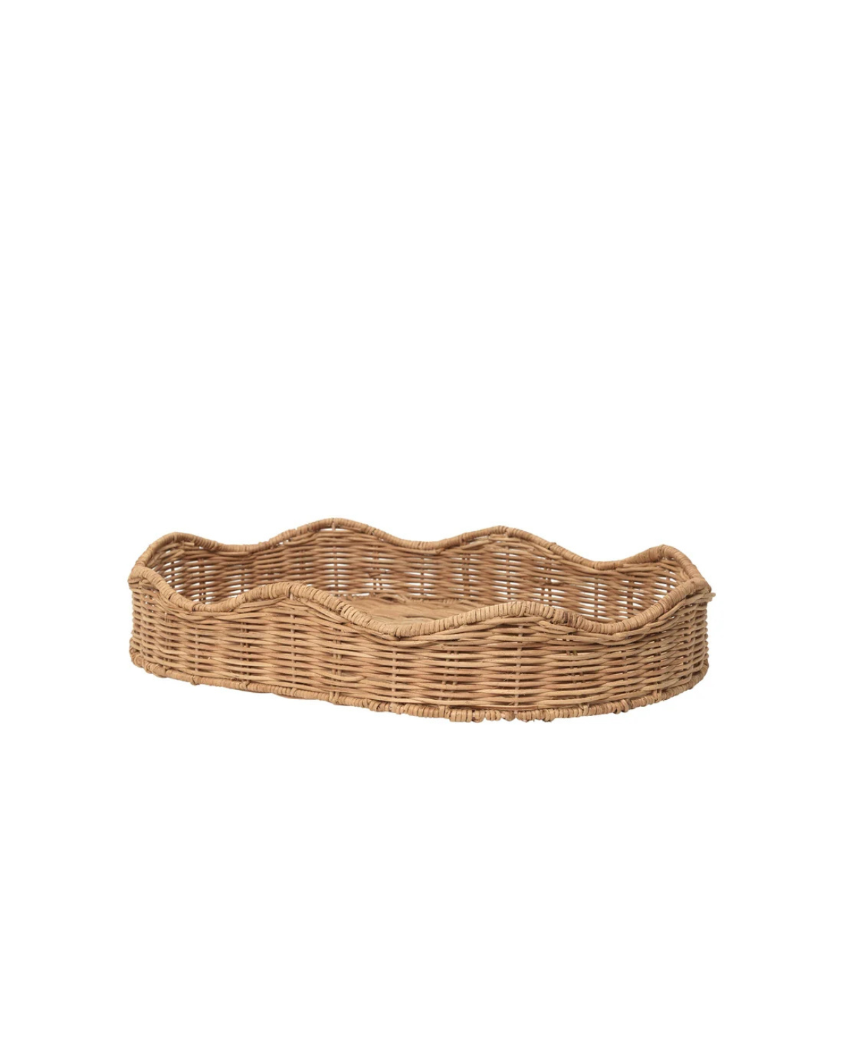 Tablett Lola - Oval mit gewelltem Rand (50x35 cm)