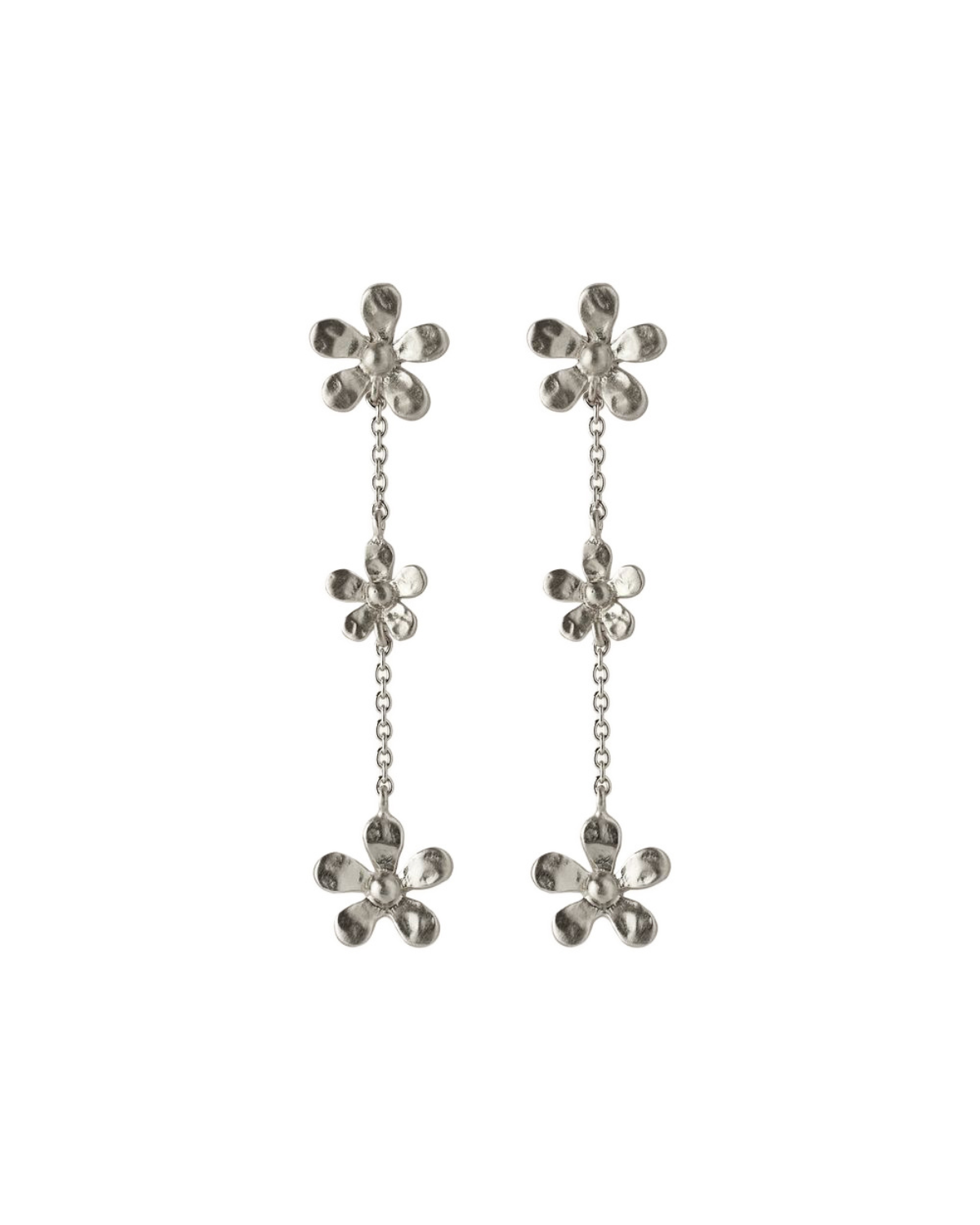 Ohrringe Wild Poppy - silber