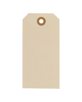 Geschenkanhänger aus Papier - Natur