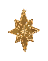Christbaumanhänger Stern mit Sternmuster