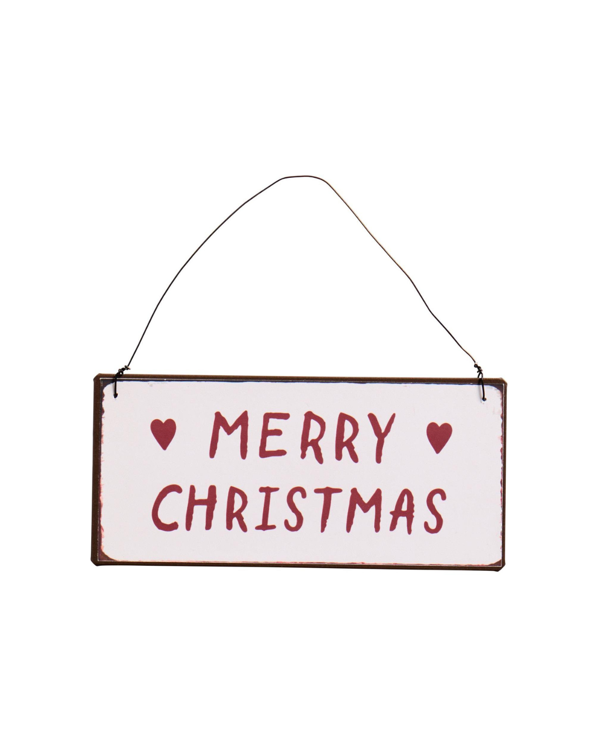 Metallschild "Merry Christmas"