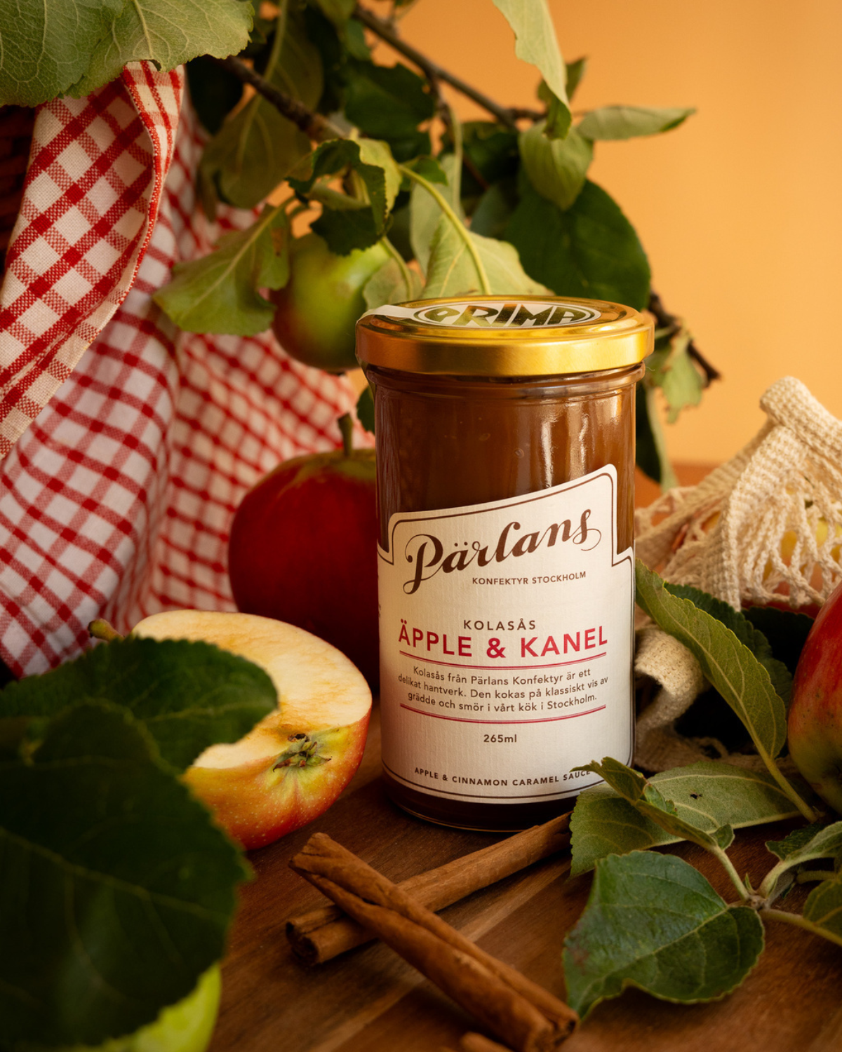 Karamellsoße mit Apfel & Zimt