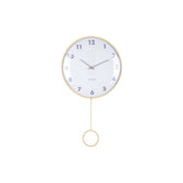 Wanduhr Cheeky Dome Pendulum - Gelb