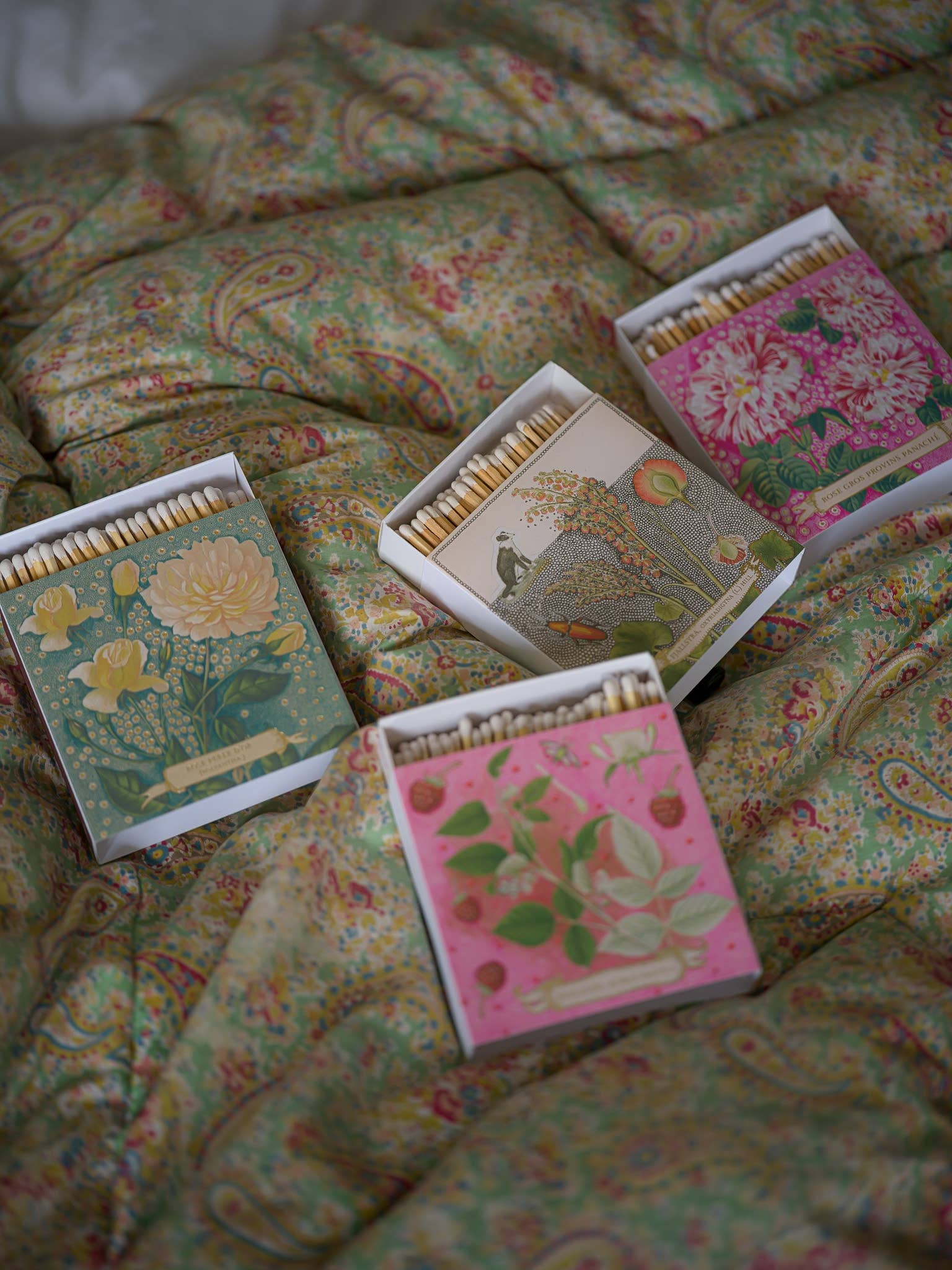 Rose Perle d'or | Quadratische Sicherheitsstreichhölzer