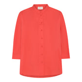 Bluse Seoul - Hot Coral / Koralle