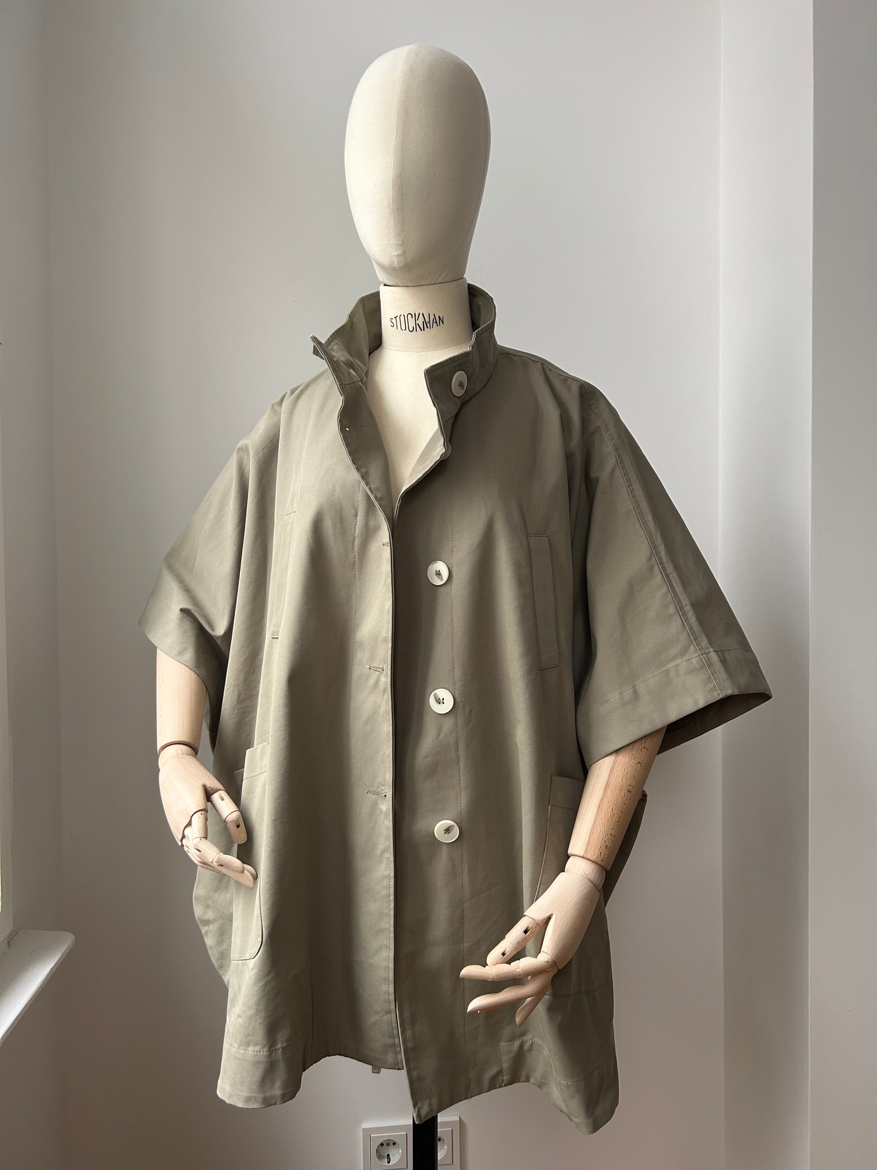 Cape-Jacke - khaki-beige