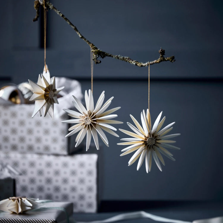 Ornamente Stari - 6er Set off-white