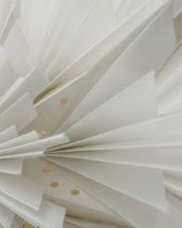 Papierstern Dust - off-white Ø 40 cm