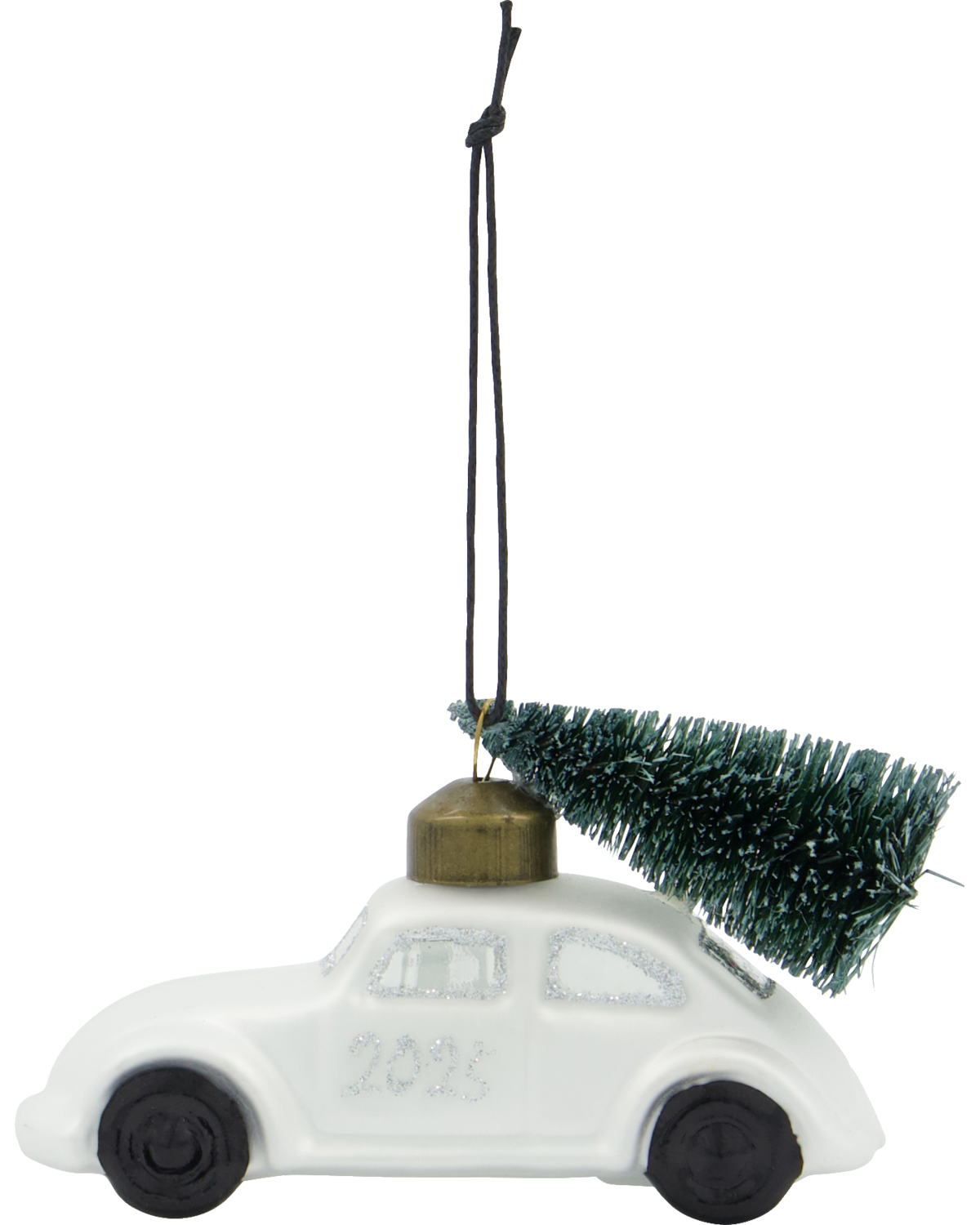 Ornament Xmas-Car - Weiß