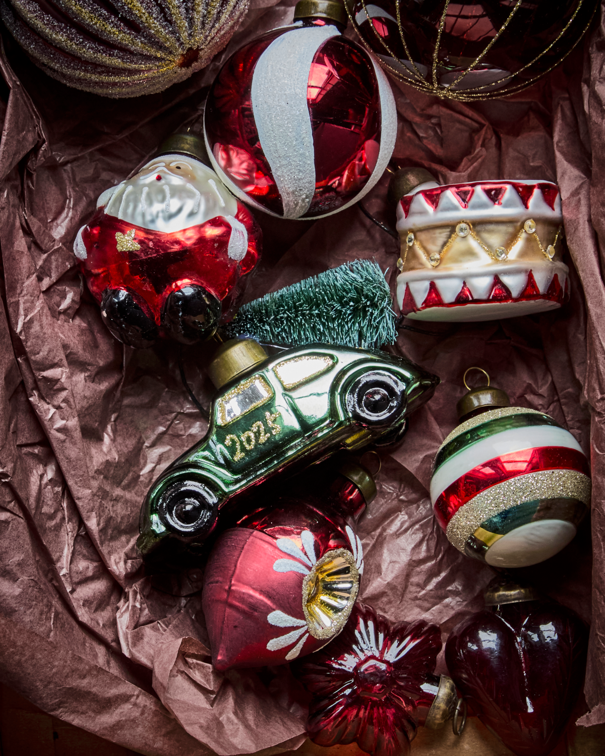 Ornament Xmas-Car - Grün
