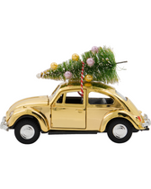 Xmas Car Gold- M