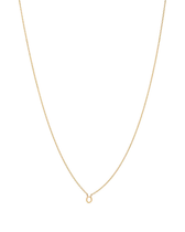 Halskette Note - gold versch. Buchstaben