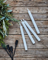 LED Stabkerzen lang - 2er Set