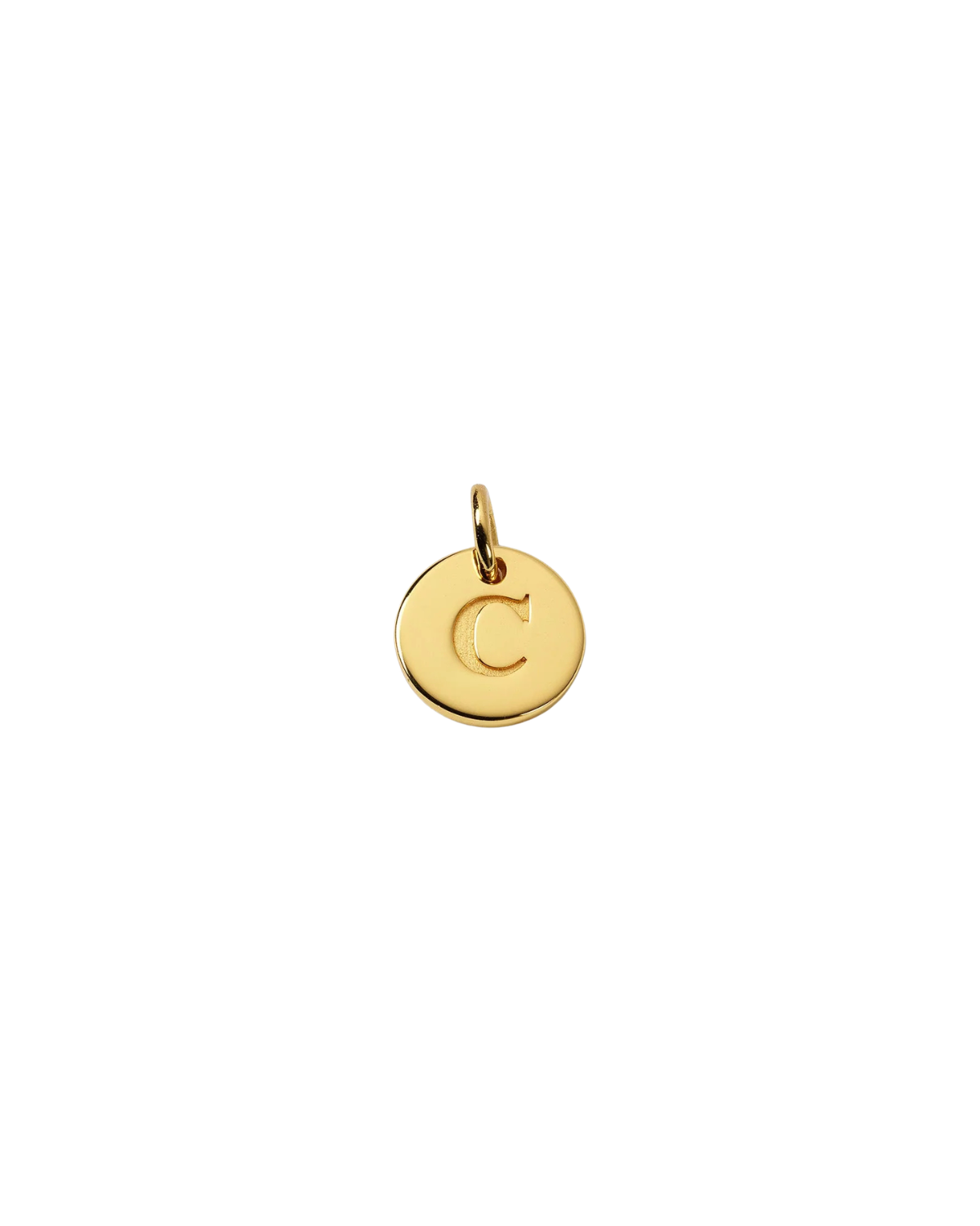 Anhänger Mini-Buchstabe - gold