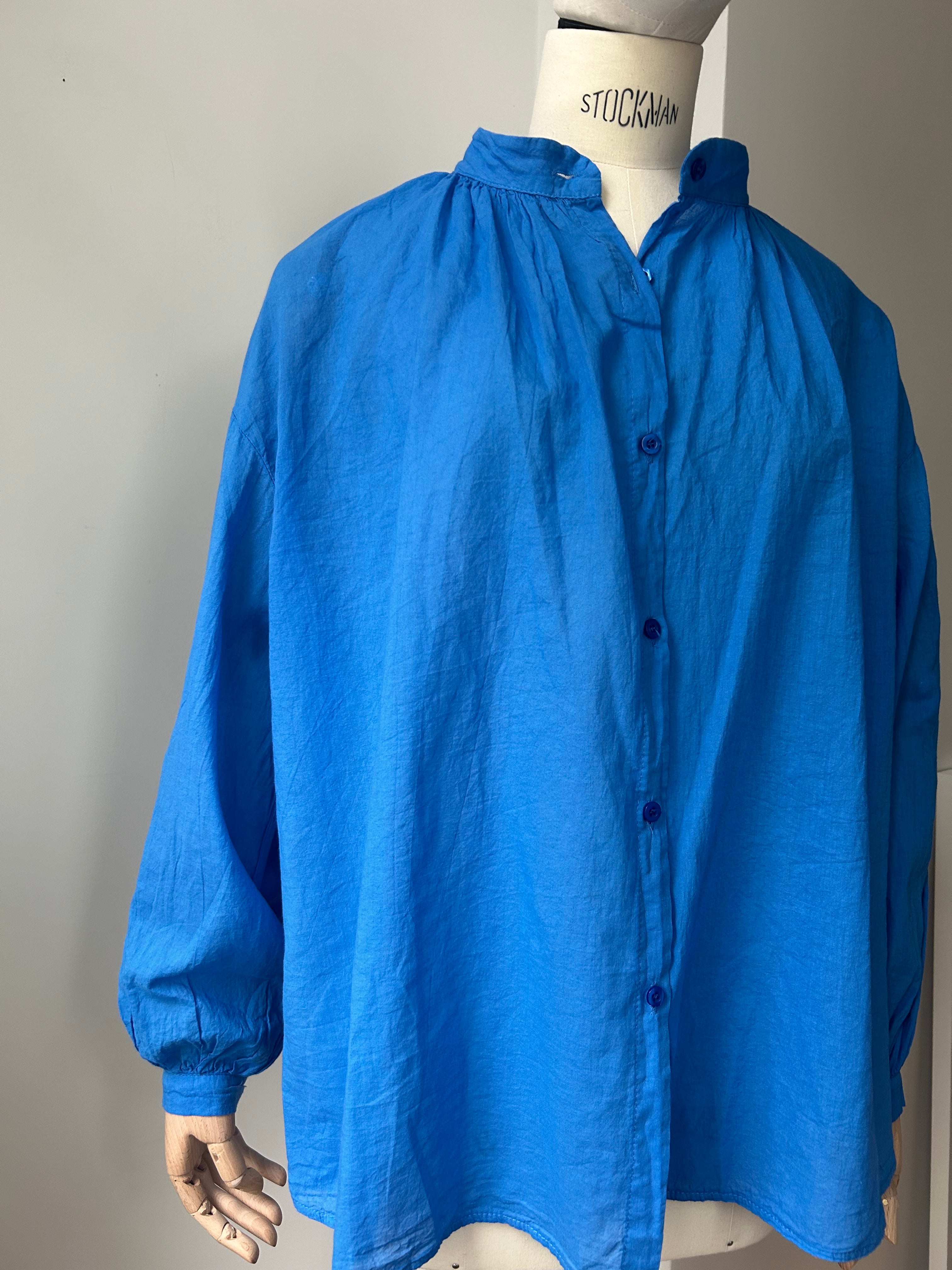 Sommerbluse - blau