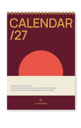 Wandkalender 2027 - A3