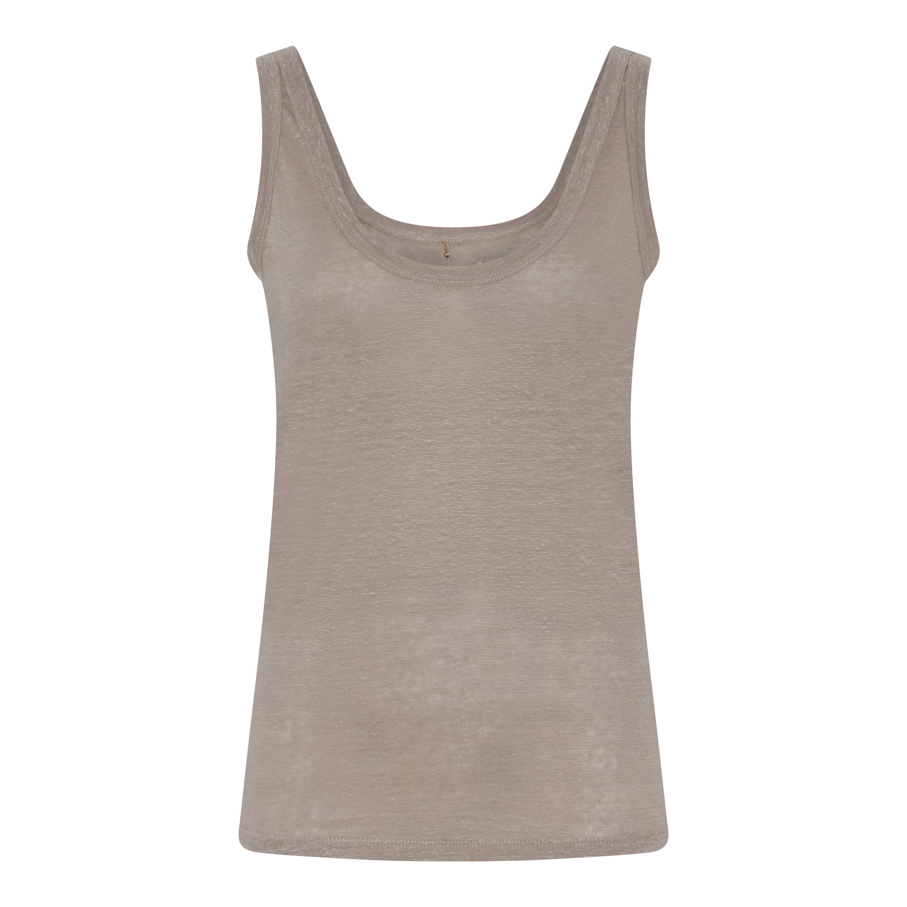 Leinen Top Toronto - Pure Cashmere / Greige