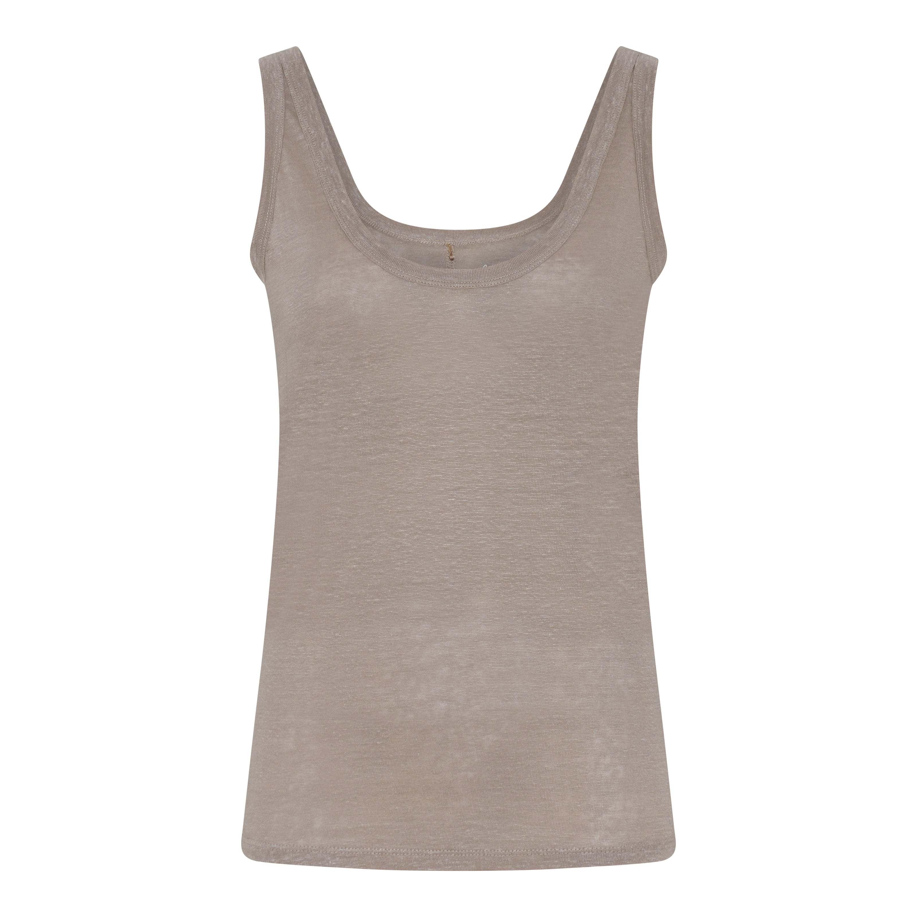 Leinen Top Toronto - Pure Cashmere / Greige