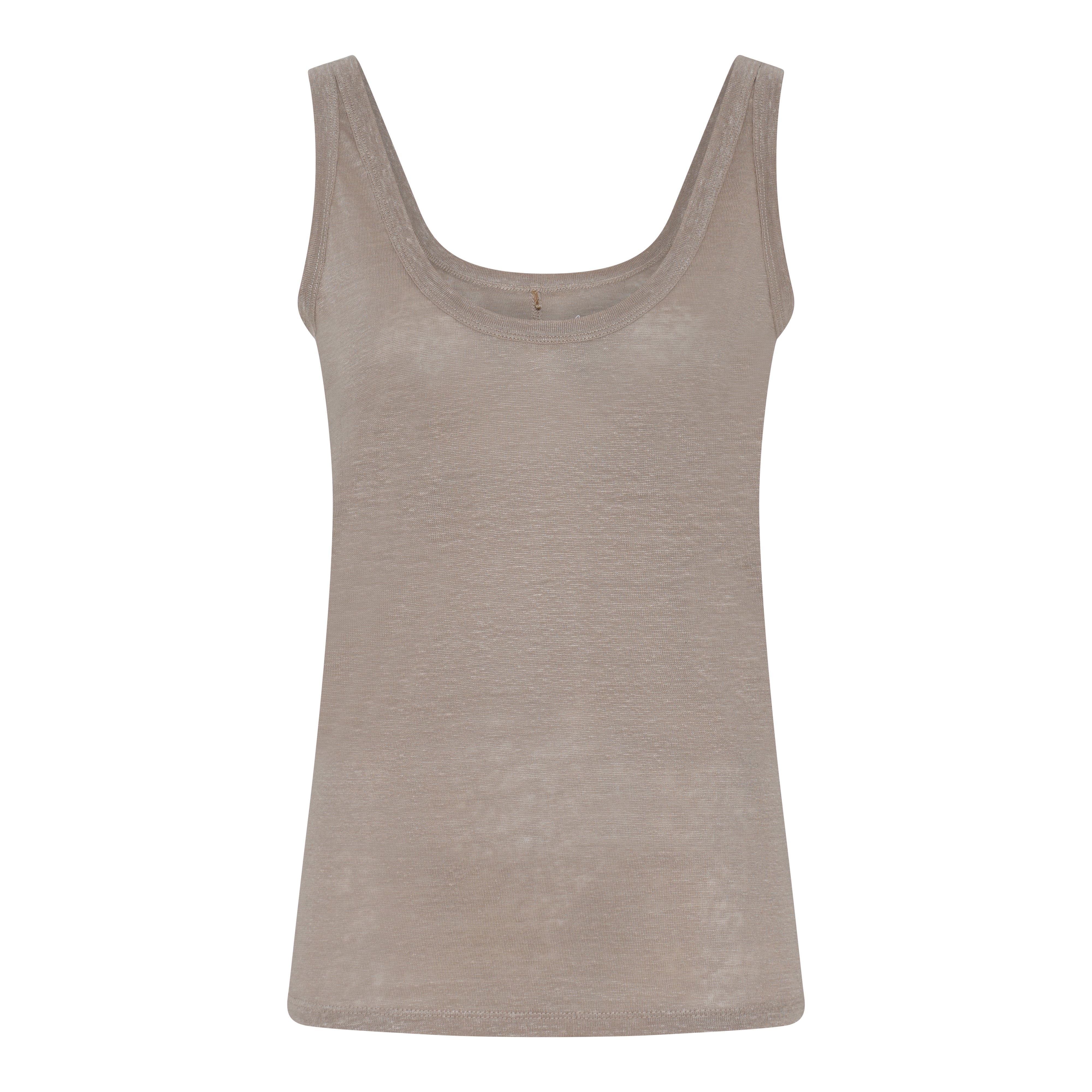 Leinen Top Toronto - Pure Cashmere / Greige