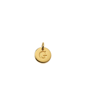 Anhänger Mini-Buchstabe - gold