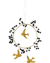 Ornament Bird - Schwarz