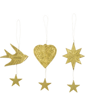 Ornamente Bird Star Heart