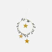 Ornament Stern - Schwarz
