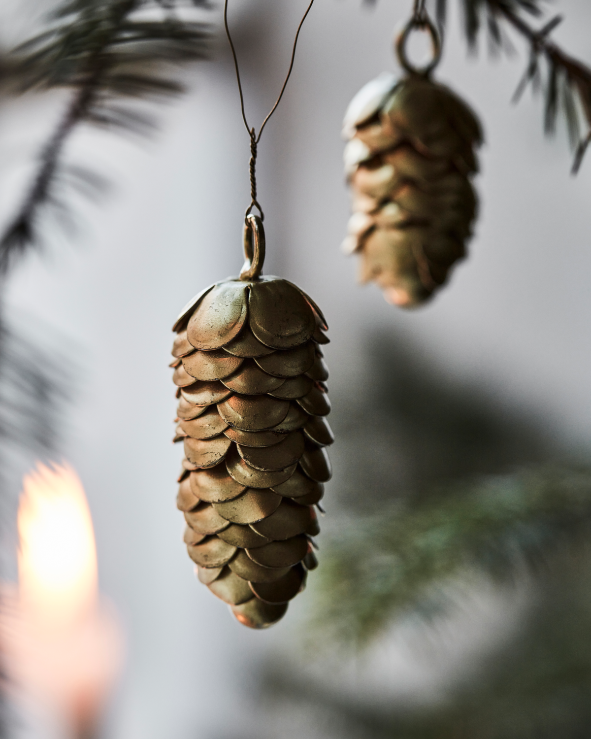 Ornamente Cone - Gold