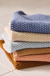 Spüllappen gestrickt - latte
