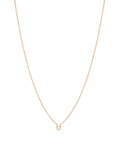 Halskette Note - gold versch. Buchstaben