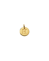 Anhänger Mini-Buchstabe - gold